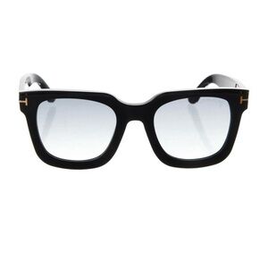 Tom Ford Black Frame Glasses with Gold Detail